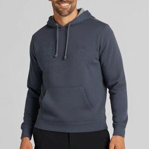 Antigua Action Lightweight Fleece Navy Blue Hoodie